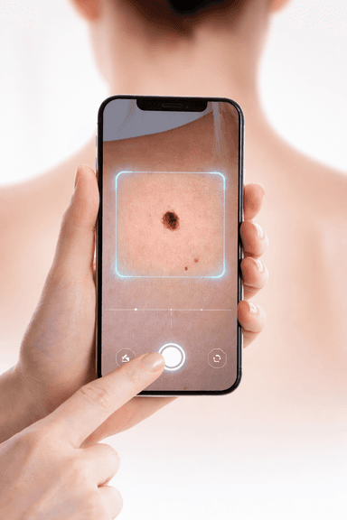 Skin scanning with phone