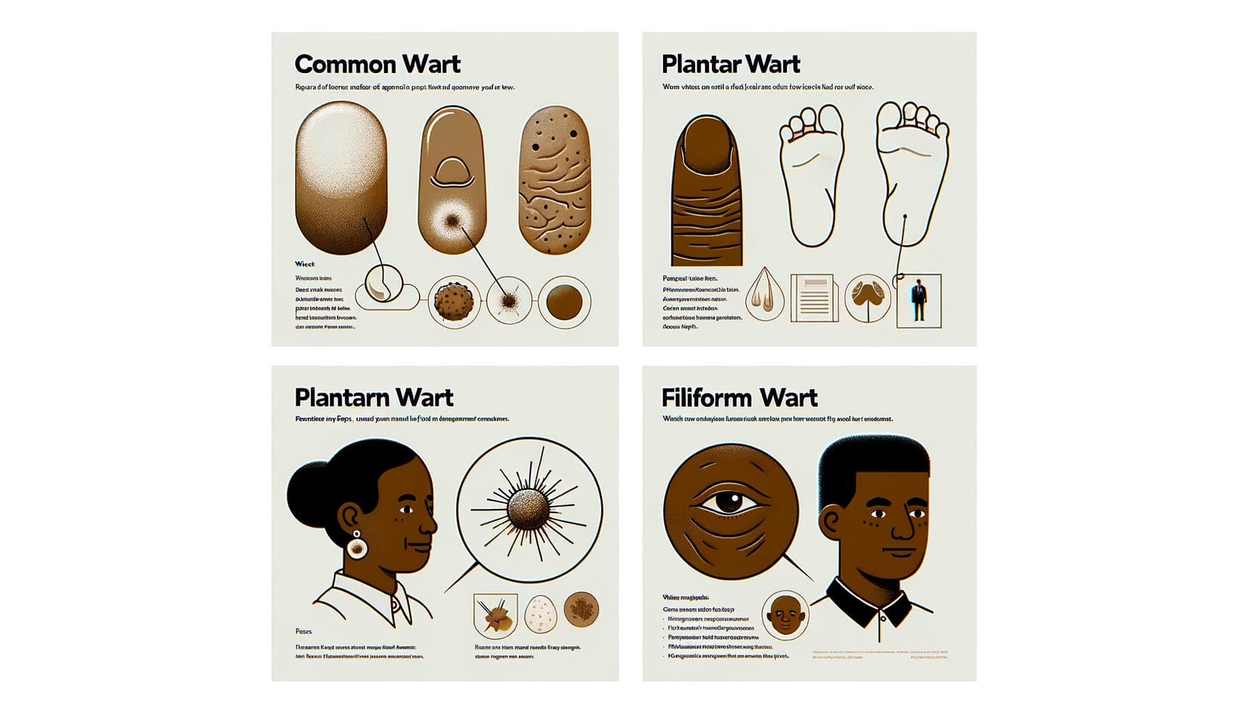 Tipos de Verrugas y Cómo Identificarlas
