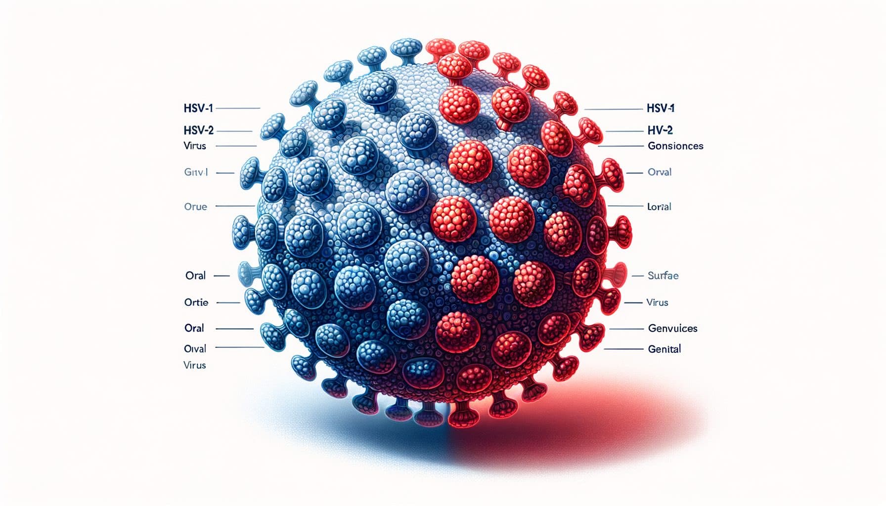 Entendiendo HSV-1 y HSV-2: Dos Virus, Una Familia