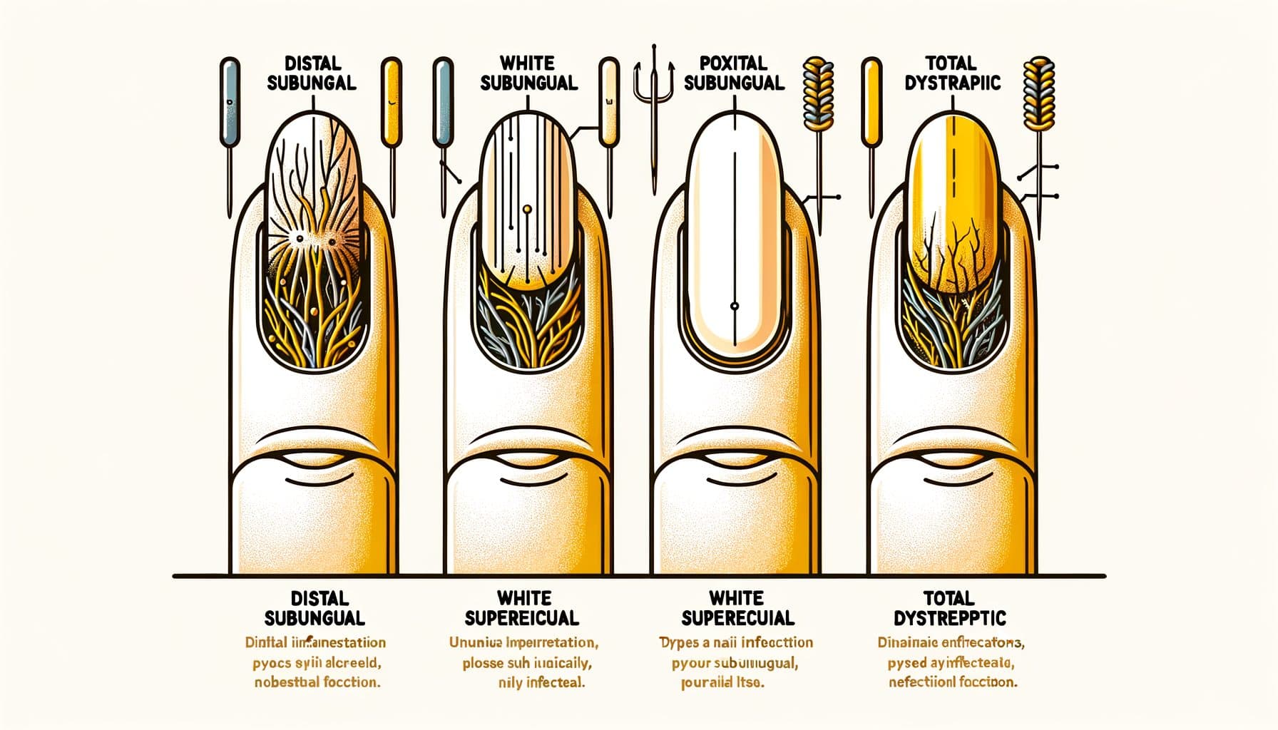 Tipos de Hongos en las Uñas: Patrones de Infección