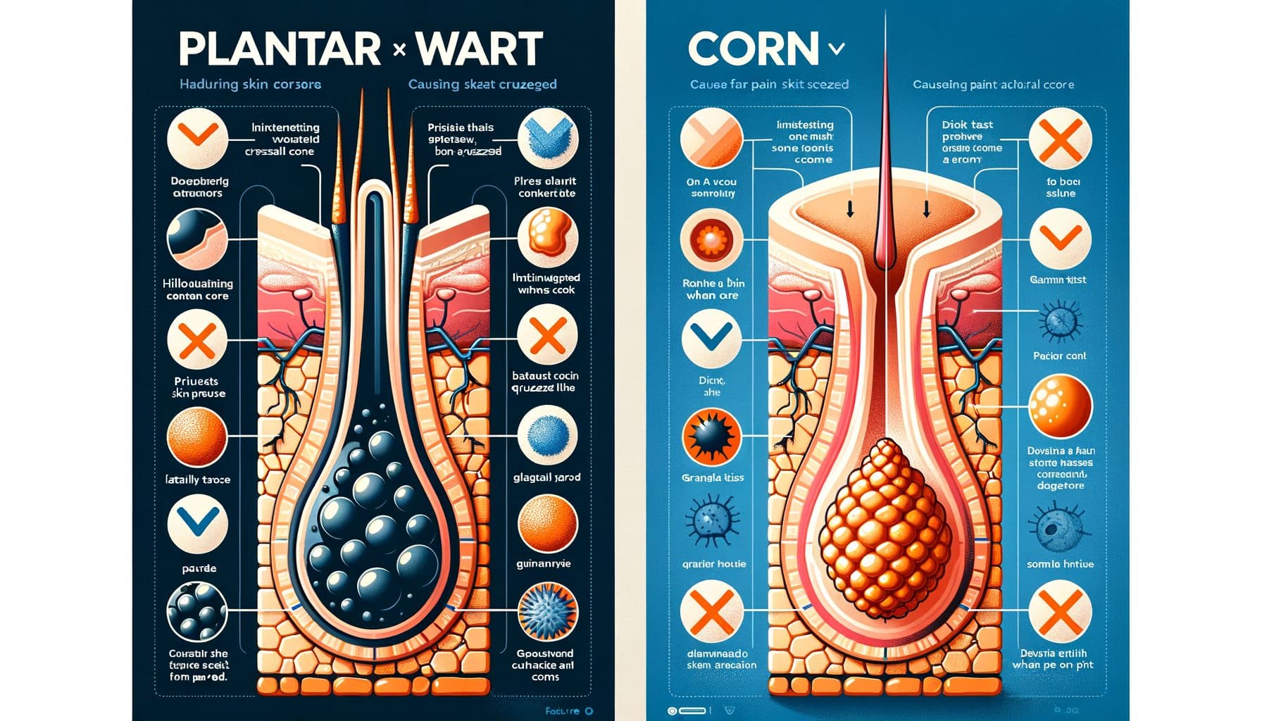 Distinguishing from Corns
